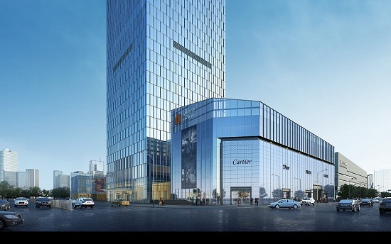2003网站太阳集团钢构集团参建的西安?绿地中心A座圆满封顶问鼎西北第一高楼