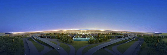重庆江北机场T3A航站楼钢结构施工周全睁开