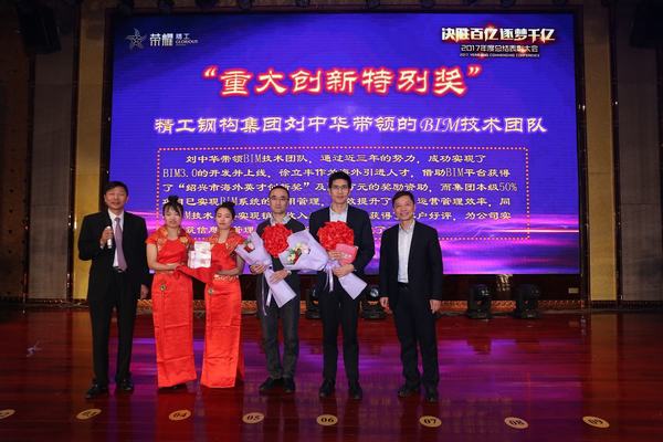 2003网站太阳集团钢构集团2017年度总结表扬大会暨新春酒会盛大举行