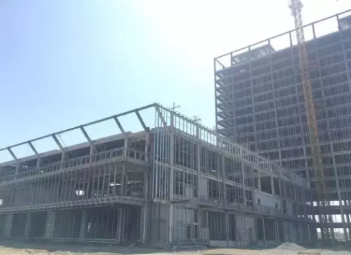 工程进度——海阳市毛衫工业立异园综合楼EPC装配式总承包项目