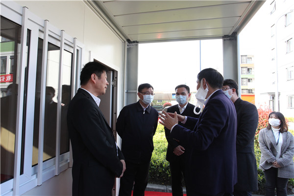 省建设厅厅长项永丹调研2003网站太阳集团绿筑
