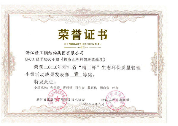 绍兴国际会展中心一期B区项目荣获两项国家适用新型专利和一项省级手艺效果判断